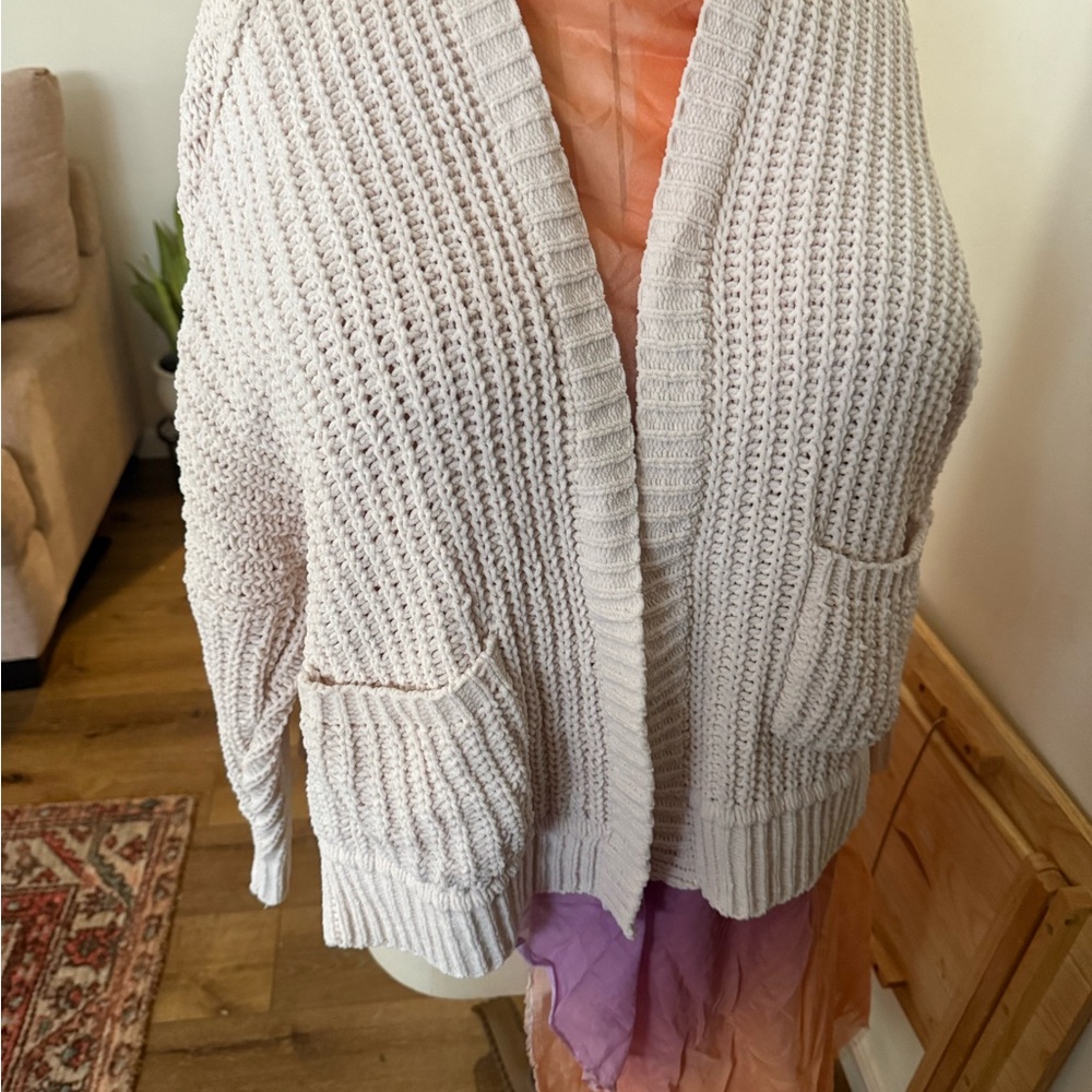 Miracle Cream Knit Cardigan Sweater